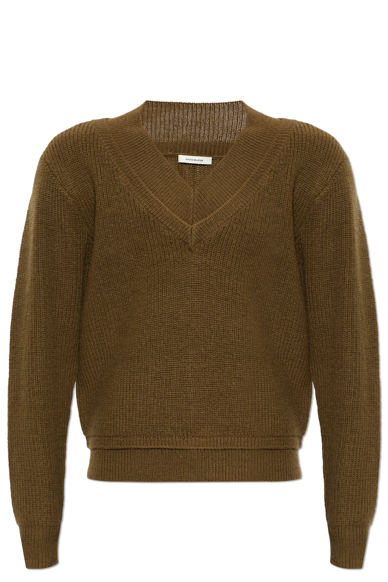トップス AURALEE PRODUCT DYED WOOL KNIT V-NECK ENTIRE STUDIOS Wool V-neck sweater | Men's | Vitkac